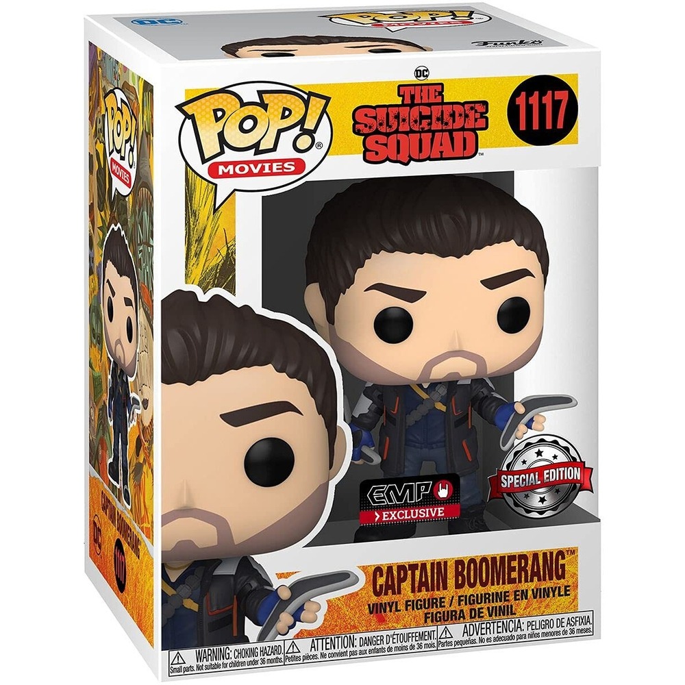 Funko Pop Suicide Squad Captain Boomerang 1117 EMP Special Edition Vinyl Figure